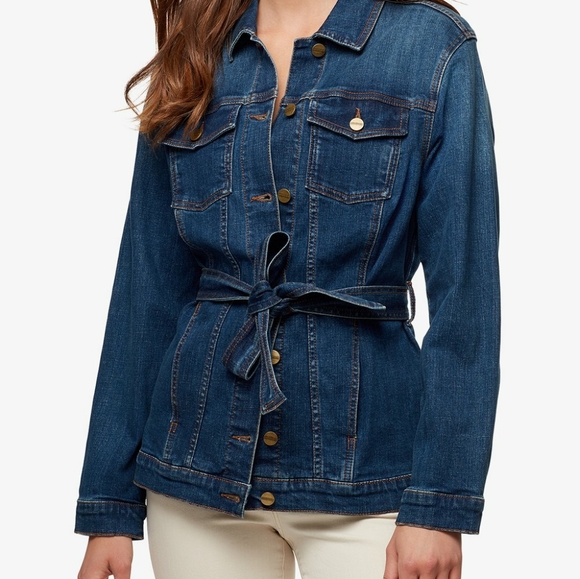 Sanctuary Jackets & Blazers - Sanctuary Jessa Tied Trucker Jacket Kestrel